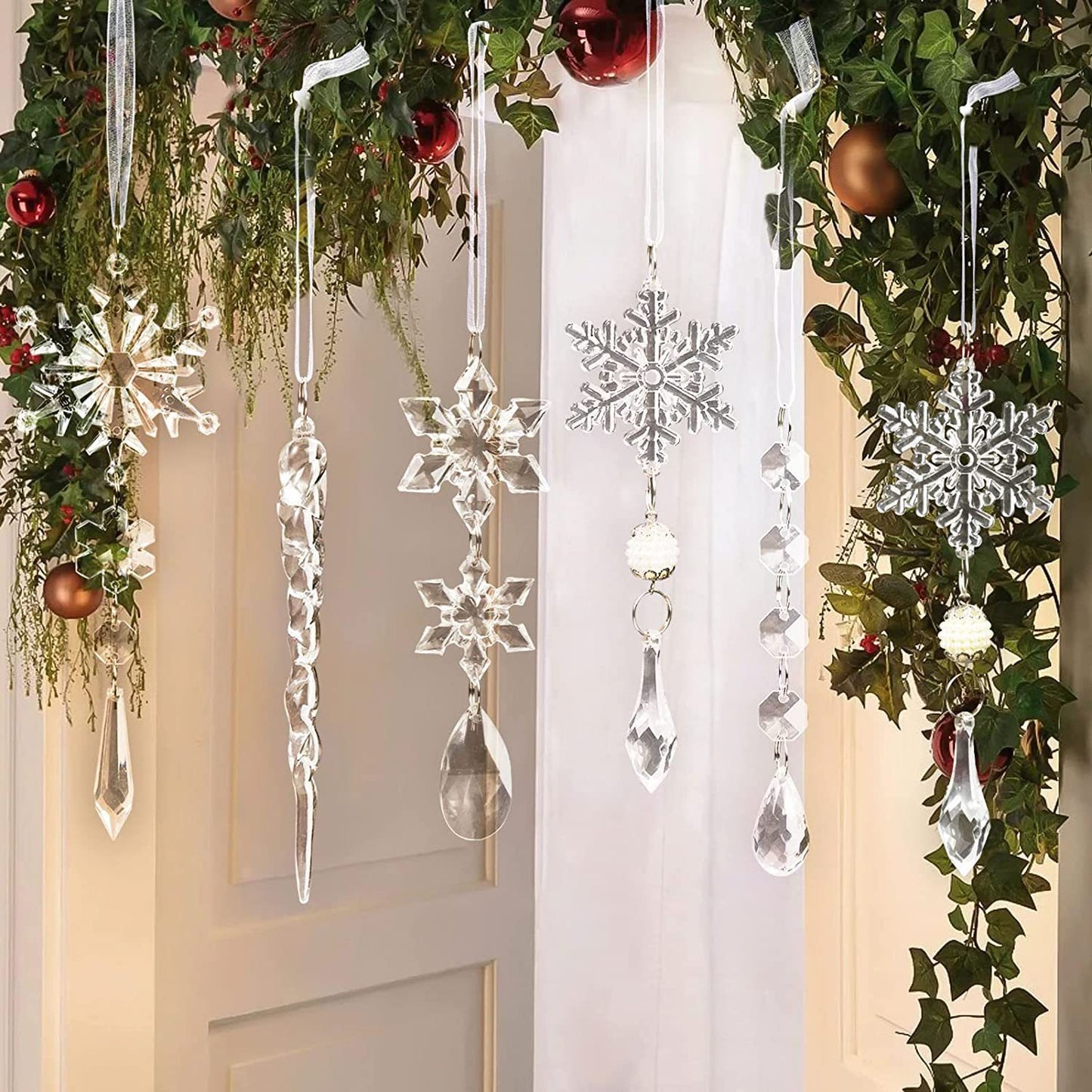 10pcs Christmas Tree Hanging Pendants