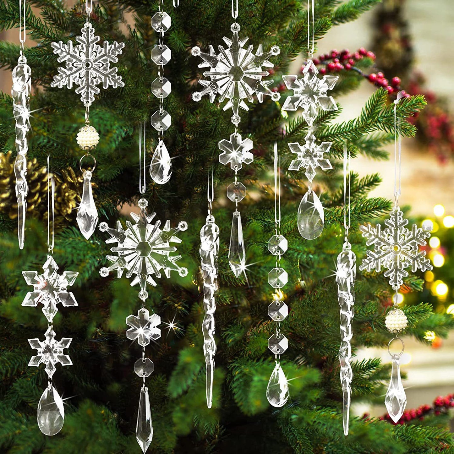 10pcs Christmas Tree Hanging Pendants