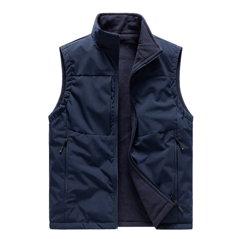 Men's Double-sided Fleece Vest