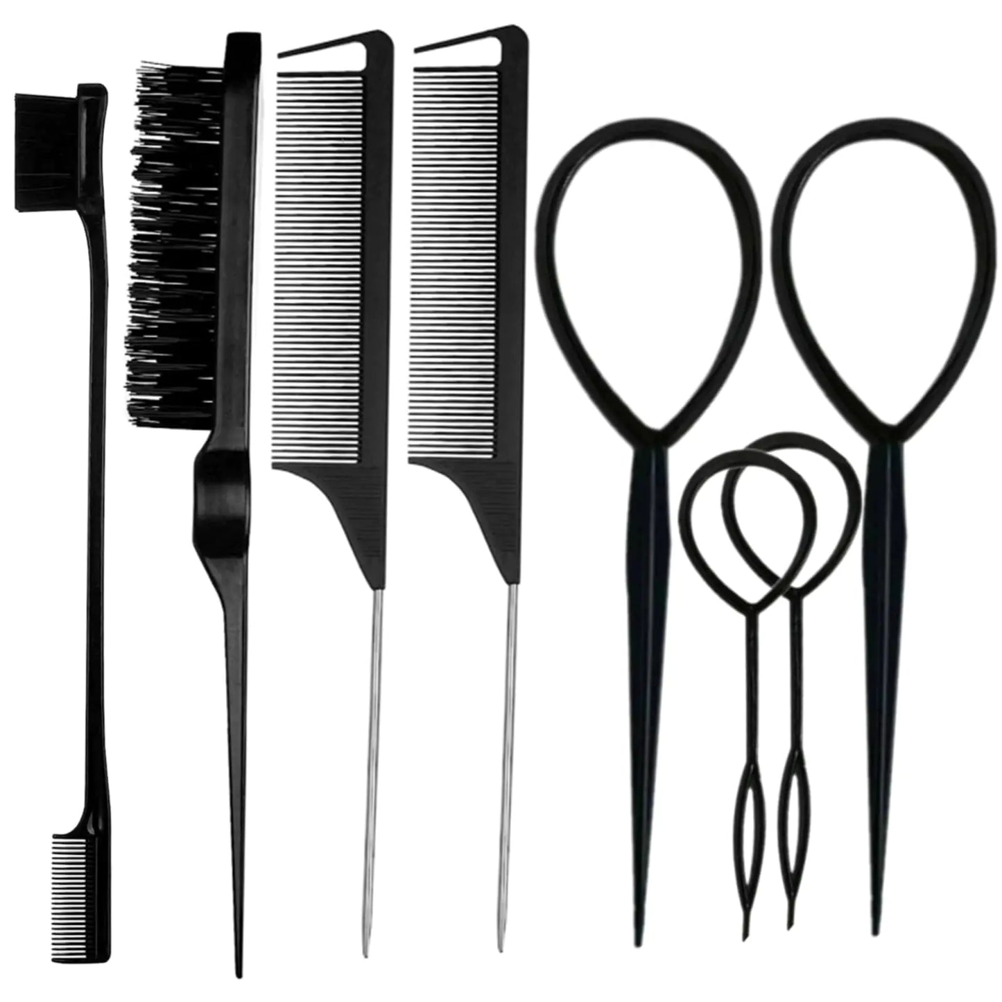 8Pcs Hair Brush Set