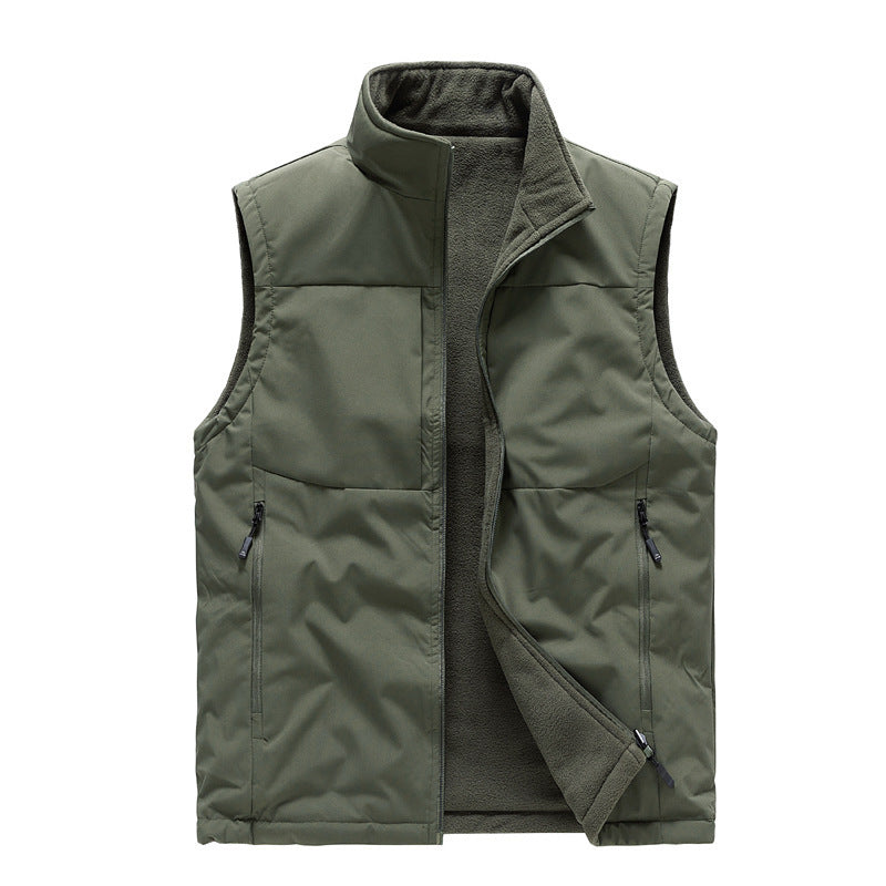 Men's Double-sided Fleece Vest