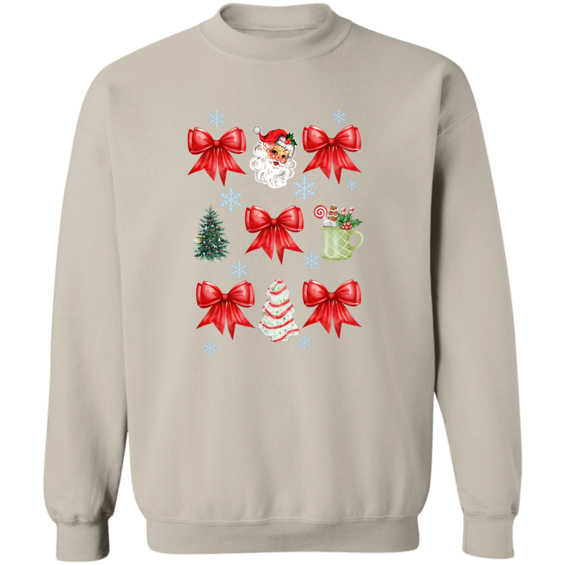 Christmas Coquette Bow T-shirt | Sweatshirt