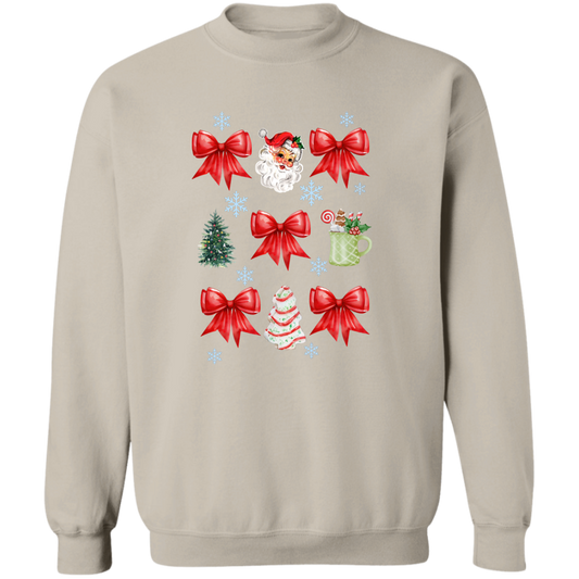 Christmas Coquette Bow T-shirt | Sweatshirt