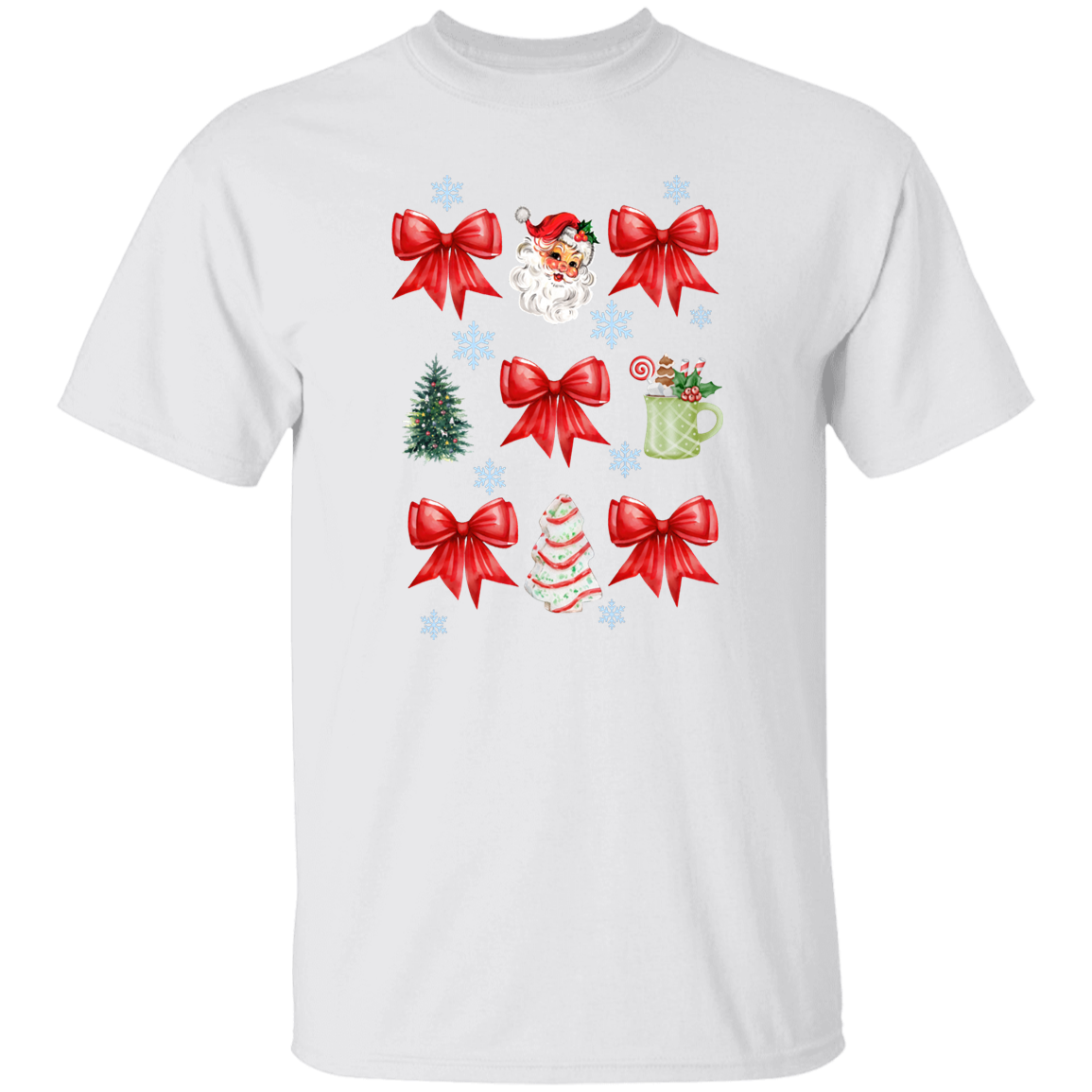 Christmas Coquette Bow T-shirt | Sweatshirt