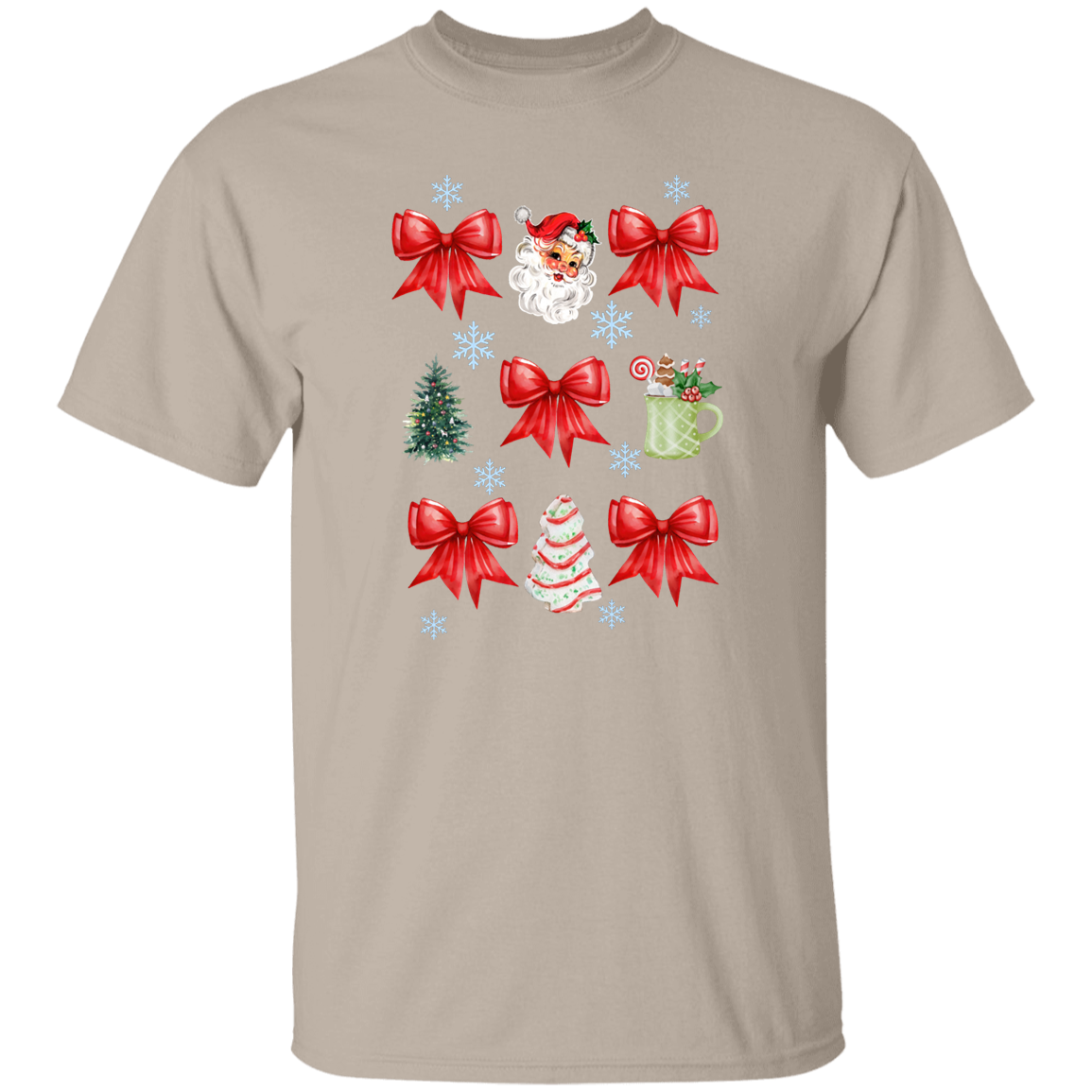 Christmas Coquette Bow T-shirt | Sweatshirt