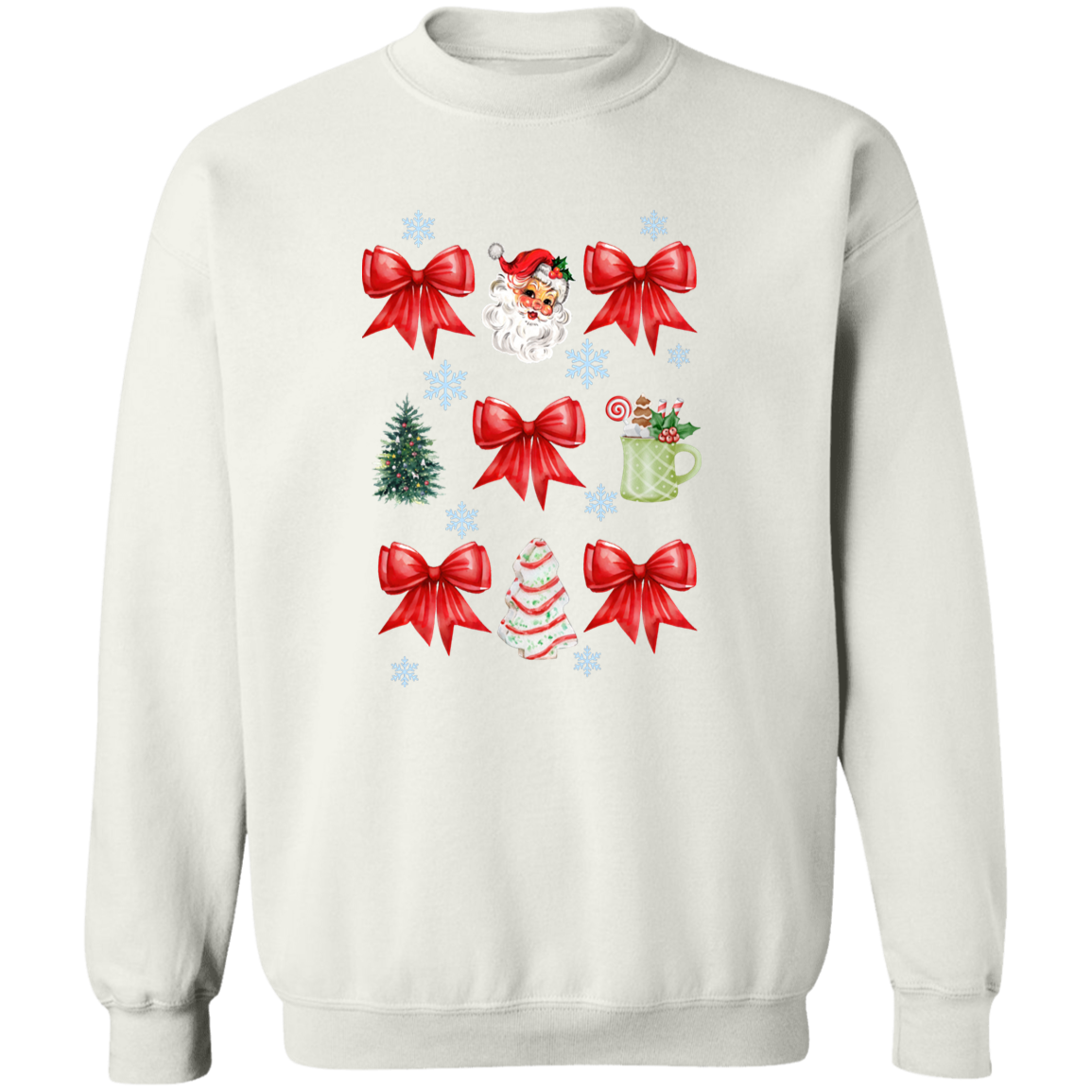 Christmas Coquette Bow T-shirt | Sweatshirt