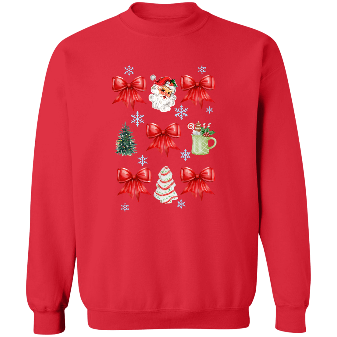 Christmas Coquette Bow T-shirt | Sweatshirt