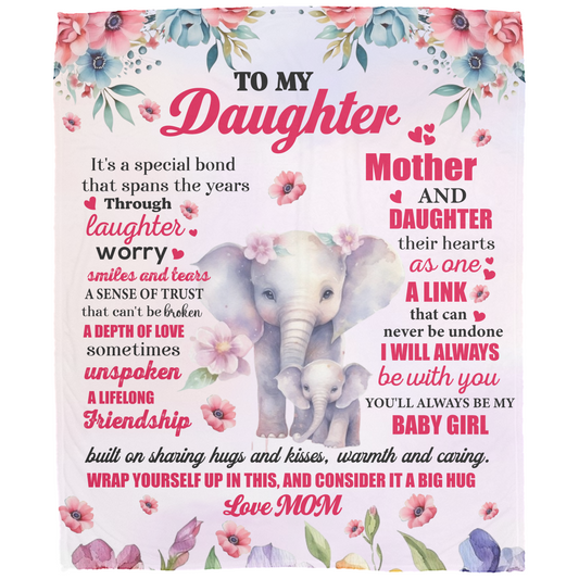 To My Daughter Blanket