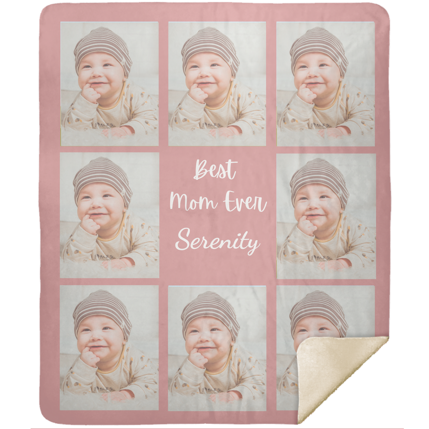 Best Mom Ever Photo Blanket