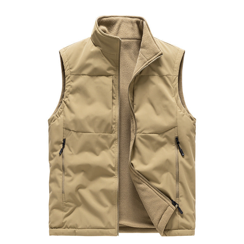 Men's Double-sided Fleece Vest