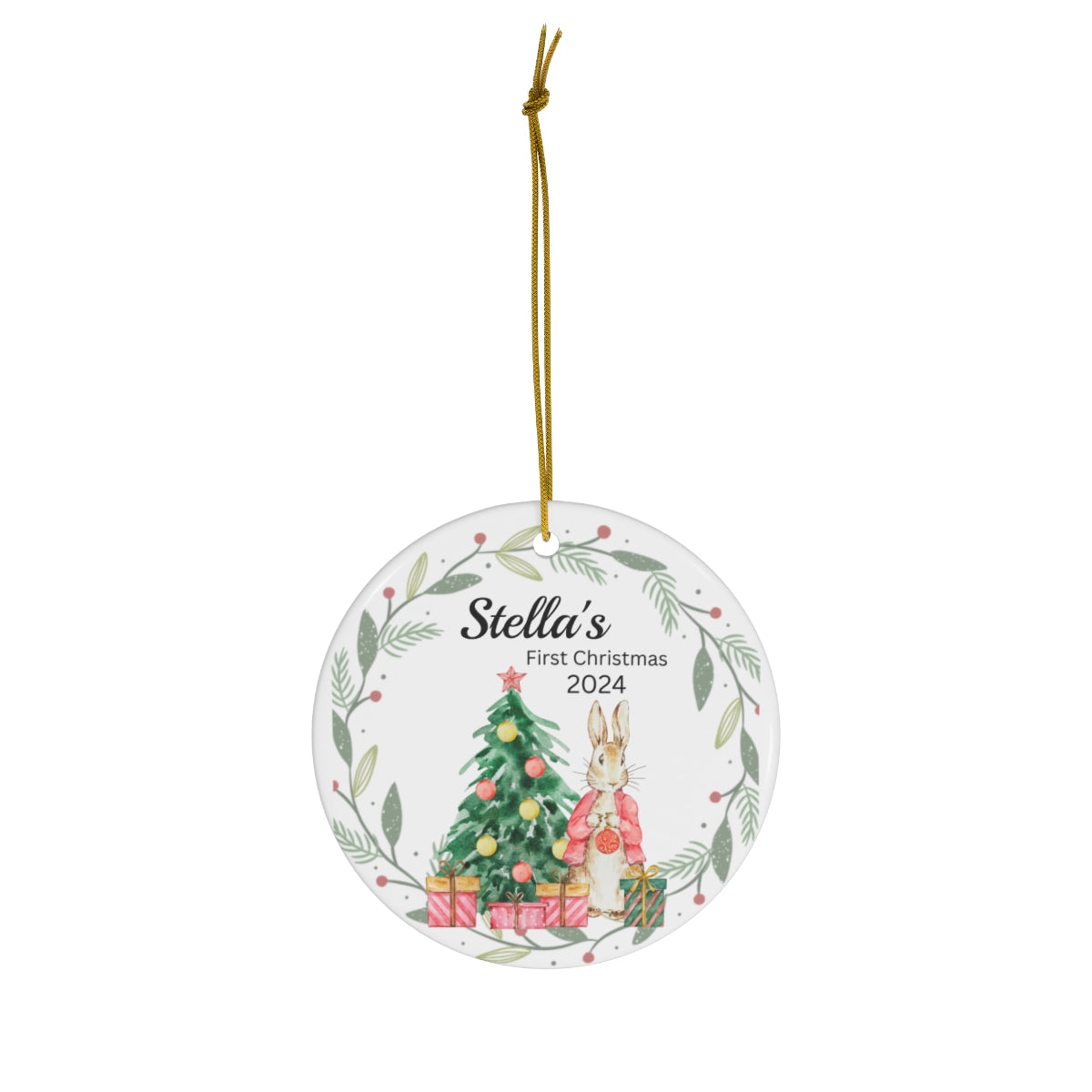 Personalized First Christmas Ornament