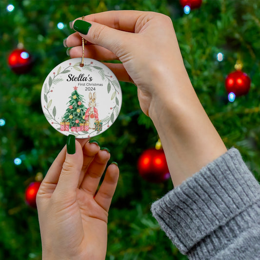 Personalized First Christmas Ornament