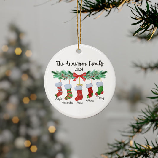 Personalized Family Name Ornament