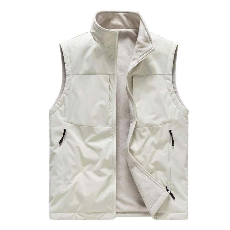 Men's Double-sided Fleece Vest