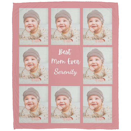 Best Mom Ever Photo Blanket